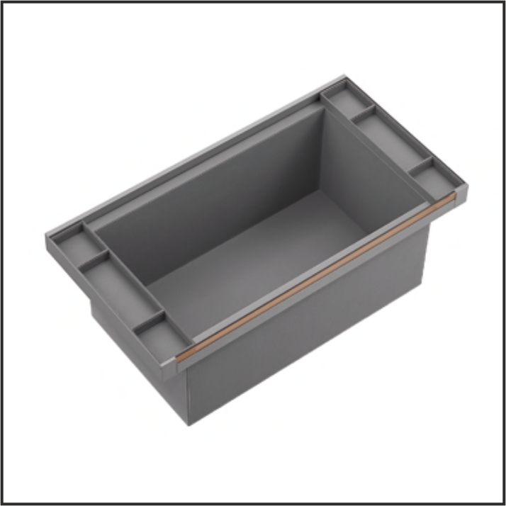 Корзина для хранения Pure-Pro LK L=450,  ширина=800мм,  глубина=200мм серая  (LK4580C51,  E30) 