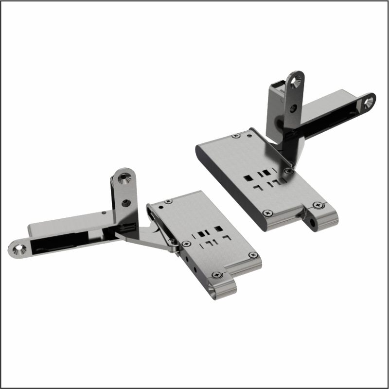 Петли D HINGE DTC 2шт.  левая/правая,  усиленные 30 кг,  черные  (TD00RL-30,  А08) 