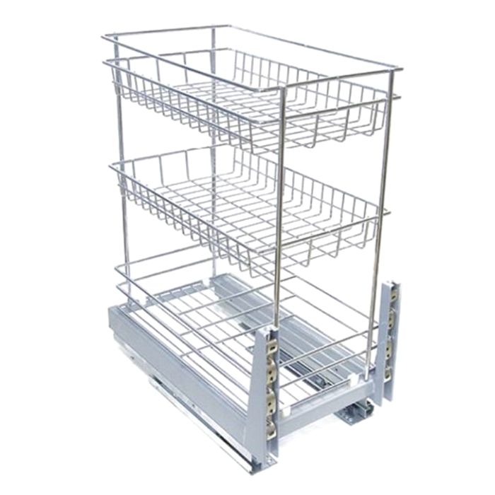 CARGO MINI 300мм, 3ур. на шар напр+крепл фас. хром, глуб 440 PTJ004B