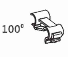Ограничитель угла открывания до 100° для TOP STAY ST  (STW100) 