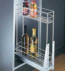 CARGO MINI 150мм, двухуровневое  на шар напр+крепл фас, хром глуб 385 РТJ023