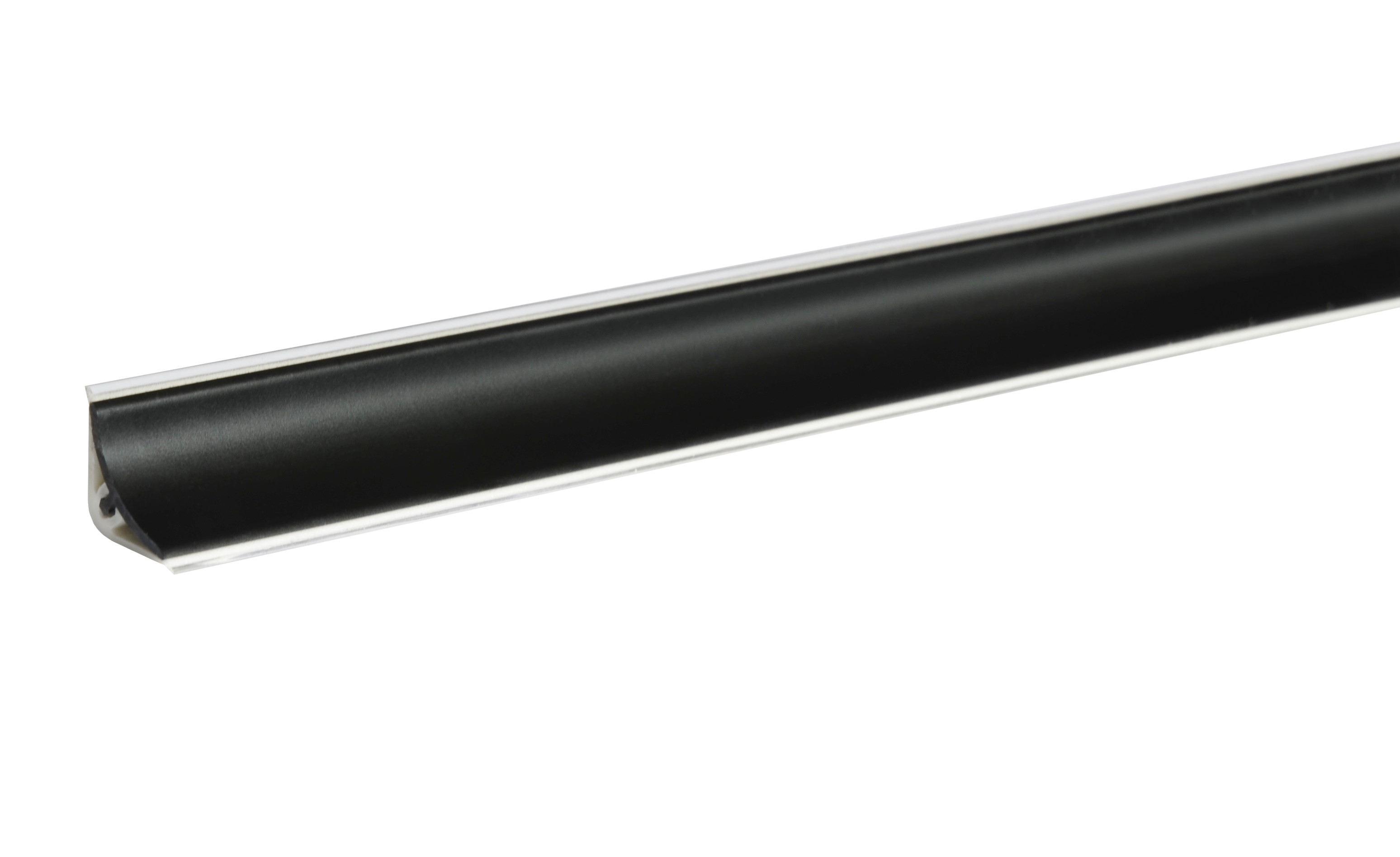Плинтус LB15 Черный Матовый 6051  (фурнитура 6051)  Korner 3м