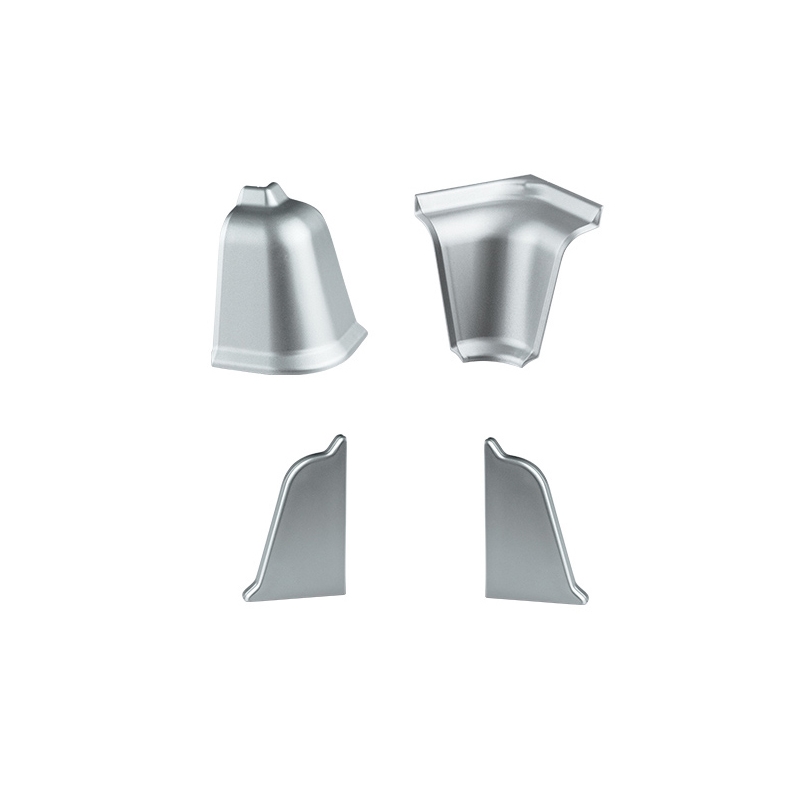 Комплект для плинтуса  LB37 476 Белый  (уголки + заглушки) 