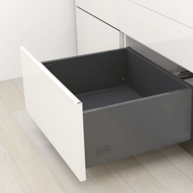 Комплект ящика Dragon-Pro,  Push-Open,  L=400,  H=238,  40кг,  темно-серый  (HB644004AX,  E30) 