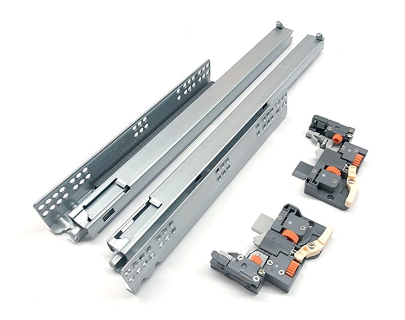 Направляющие 270мм 40кг ПВ скр. монт зам 3D 16-19мм DTC  (TS80270H) 