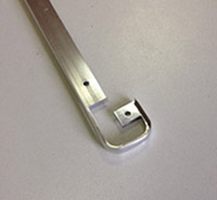 Планка Т-обр 38мм хром закр. 