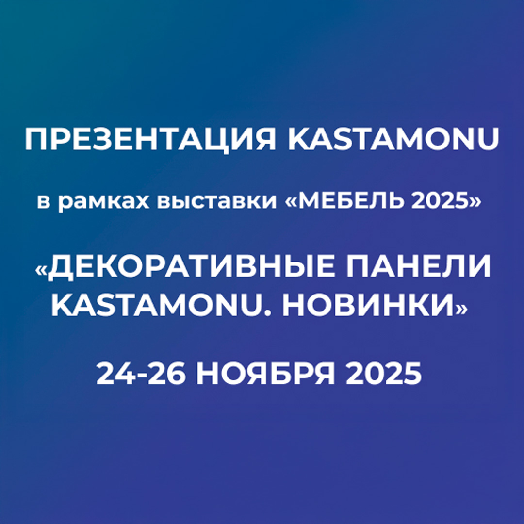 Презентации Kastamonu в рамках выставки «МЕБЕЛЬ 2025» Презентации Kastamonu в рамках выставки «МЕБЕЛЬ 2025»