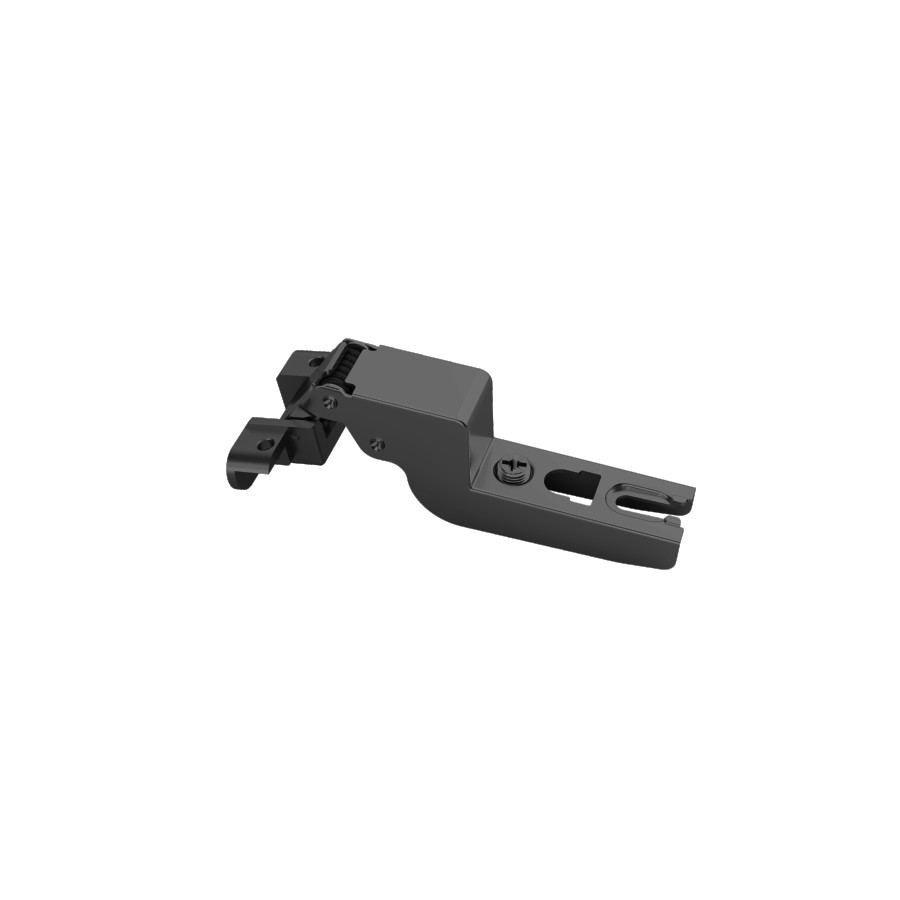Петля для AL-рамки T=19-22мм 110° DTC STYLISH Slide-on вкладная с пружиной  (C82C278)  черная  (A08) 