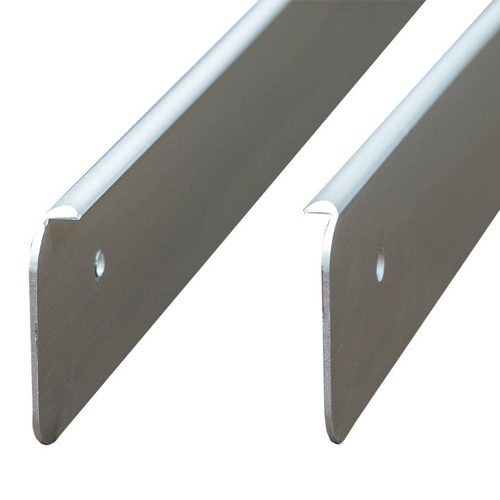 Планка торцевая 38мм мат 2-х стор