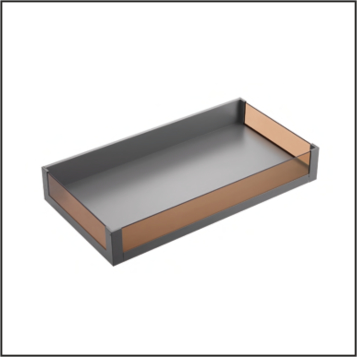 Комплект ящика Pure-Pro LQ L=450 средний h=130,  ширина=600мм серый  (LQ4560N22,  E30) 