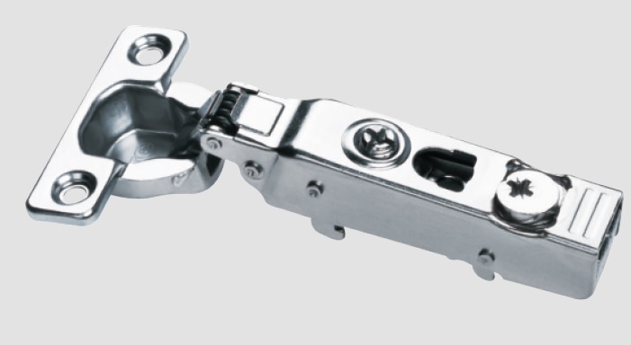 Петля "mini" 110° DTC PIVOT-PRO Snap-on полунакладная с доводчиком  (C80B6A3F) 
