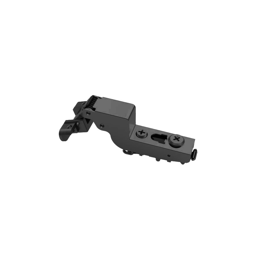 Петля для AL-рамки T=19-22мм 110° DTC STYLISH Anyway Snap-on вкладная с пружиной  (C82C678A)  черная  (A08) 