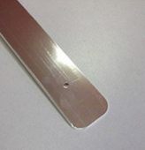 Планка торцевая 38мм хром 2-х стор