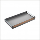 Комплект ящика Pure-Pro LQ с подсветкой L=450  низкий h=95,  ширина=900мм серый  (LQ11450Q19900,  E30) 