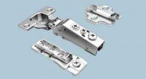 Петля для фасaдов 10-20 мм 105° DTC PIVOT-STAR Snap-On вкладная с доводчиком 48мм  (C81C676QFB) 