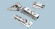 Петля для фасaдов 10-20 мм 105° DTC PIVOT-STAR Snap-On вкладная с доводчиком 48мм  (C81C676QFB) 