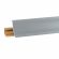 Плинтус LB231 Серебро  (116М)  610  (фурнитура 605)  Korner 3м