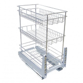 CARGO MINI 300мм, 3ур. на шар напр+крепл фас. хром, глуб 440 PTJ004B