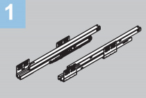 Направляющие 270мм 40кг DTC  Magic Pro   (HT102704H) 