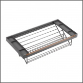 Полка для обуви Pure-Pro LK L=450,  ширина=600мм серая  (LK4560X01,  E30) 