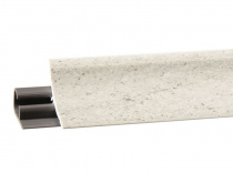 Плинтус LB231 Гравий  белый  (054М)  6001  (фурнитура 620)  Korner 3м