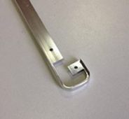 Планка Т-обр 38мм хром закр. 