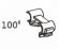 Ограничитель угла открывания до 100° для TOP STAY ST  (STW100) 