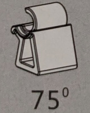 Ограничитель угла открывания фасада до 75° для TOP STAY SF (SF W75) Ограничитель угла открывания фасада до 75° для TOP STAY SF (SF W75)