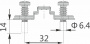 Монтажная планка H=2 DTC PIVOT-PRO Click-On с евровинтами  (89H22AQ) 