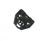 Монтажная планка H=0 DTC PIVOT-PRO Click-On 3D  (89T00TQ)  черная  (A08) 