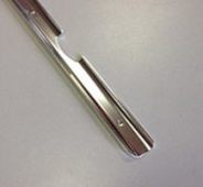 Планка У-образн соед-угловая 26мм Скиф хром 2-х стор