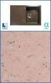 Мойка камен. 775*495-190, 3, 5" "Капучино" б/сиф.  (06) 