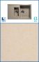Мойка камен. 775*495-190, 3, 5" 2-х чаш. "Крем" б/сиф.  (08) 