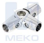 UNO тип 23/R-44 соединение 5-ти труб усиленное, VACUUM  хром К