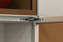 Уголки адаптеры 4 шт.  под AL-профиль для петли D HINGE DTC  (LK14-RL) 