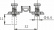 Монтажная планка H=4 DTC PIVOT-STAR Snap-On с евровинтами  (81H42AQ) 