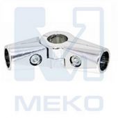 UNO тип 22/R-43 соединение 4-х труб усиленное, хром К