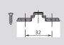 Монтажная планка H=2 DTC PIVOT-PRO Click-On  (89H20AQ) 