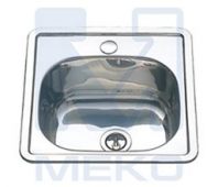 Мойка врезная 380*380*0, 6-150, 3. 5"  полиров. +сифон К