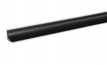 Плинтус LB15 Черный Матовый 6051  (фурнитура 6051)  Korner 3м