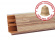 Плинтус LB38 Тростник  (134М)  691  (фурнитура 338)  Korner 4, 2м