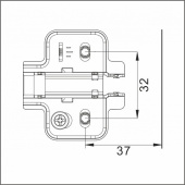 Монтажная планка H=4 DTC PIVOT-STAR Anyway-Clip c дюбелями 10, 5*11 3D  (81H4MYQA) 