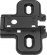 Монтажная планка H18 DTC STYLISH Anyway Snap-on с евровинтами (82H182AQ) черная (A08) Монтажная планка H18 DTC STYLISH Anyway Snap-on с евровинтами (82H182AQ) черная (A08)