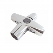 UNO тип 24/R-45 соединение 6-ти труб усиленное, хром