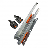 Направляющие 450мм 25кг ЧВ скр. монт зам Push DTC  (GG10C450G+0GGLD01) 