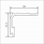 Нижний ходовой профиль DTC TRACK-PRO CF L=6м  (CFDGВ) 
