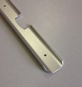 Планка У-образн 38мм мат 2-х стор соед-угловая