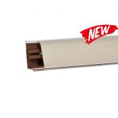 Плинтус LB37 Риголетто светлый  (142М)  6085  (фурнитура 6085 )  Korner 3м