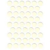 Заглушка самоклеящ. 15мм Глянец Крем лист/50шт(2310/Р102)