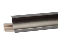 Плинтус LB23 Хром 612  (фурнитура 605)  Korner 3м